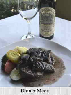 steaks on the menu at bruno's in irving, tx